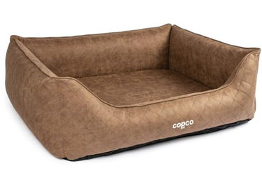 CopcoPet Hundebett Hugo Orthopädisch Memory Foam in Braun S 70 x 55 cm mit abziehbarem Bezug für kleine Hunde – Bild 1 von 6