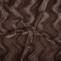 Produktbild von CopcoPet Hundedecke Cheyenne Fleece Braun 60 x 50cm Waschbare Hundedecke für Hunde und Katzen