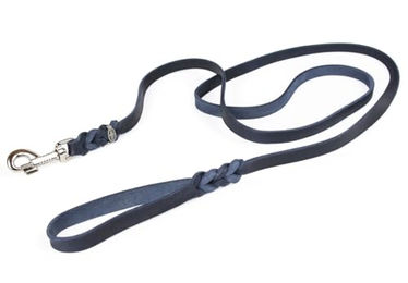 CopcoPet Hundeleine aus Leder in Blau mit Handschlaufe 1 m x 8 mm - 1 m – Bild 1 von 6