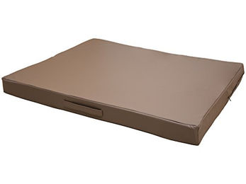 CopcoPet Hundematte Jumbo Mocca aus Kunstleder 80 x 60 x 8 cm für kleine Hunde – Bild 1 von 2