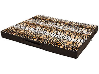 CopcoPet Hundematte Jumbo Orthopädisch aus Kunstleder in Tiger-Optik 80 x 60 x 8 cm - 80 cm – Bild 1 von 2