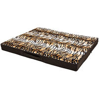 Produktbild von CopcoPet Hundematte Jumbo Orthopädisch aus Kunstleder in Tiger-Optik 80 x 60 x 8 cm - 80 cm