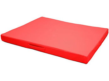 CopcoPet Hundematte Jumbo Orthopädisch Rot 80 x 60 x 8 cm aus Kunstleder für alle Altersstufen – Bild 1 von 2