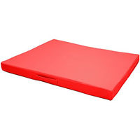 Produktbild von CopcoPet Hundematte Jumbo Orthopädisch Rot 80 x 60 x 8 cm aus Kunstleder für alle Altersstufen
