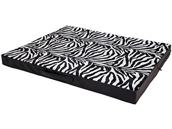 CopcoPet Hundematte Jumbo Orthopädisch Zebra-Optik 80 x 60 x 8 cm aus Kunstleder – Bild 1 von 2