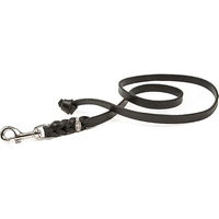 Produktbild von CopcoPet Hundeschleppleine aus Leder in Schwarz 1m - 1 m