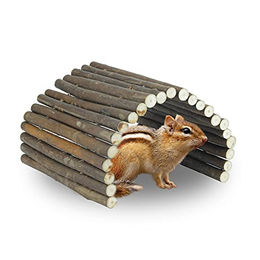Coradoma Natur Weidenbrücke als Kletterbrücke und Spielzeug für Kleintiere 17x28 cm – Bild 1 von 13