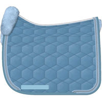 Produktbild von Cornet Blue Dressurschabracke aus Steppstoff in Matt Blau Größe L