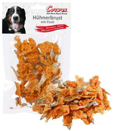 Produktbild von Corwex Belohnungssnack Hühnerbrust mit Fisch getreidefrei 70 g
