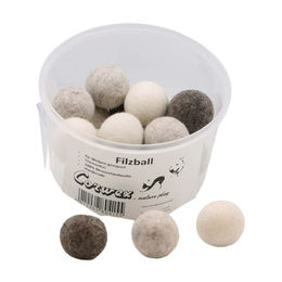Produktbild von Corwex C-play Filz Bälle für Katzen aus Wolle 4 cm