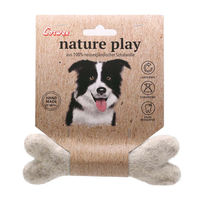 Produktbild von Corwex C-play Filz Knochen Plüschspielzeug Grau 15 cm