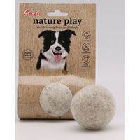 Produktbild von Corwex C-play Hundespielzeug Filzball Grau 6 cm