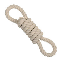 Produktbild von Corwex C-play Zahnpflege Tauspielzeug aus Baumwolle mit Knoten 30 cm beige