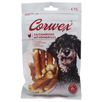 Produktbild von Corwex Calciumbones Hundesnack mit Huhn getreidefrei und monoprotein 90g - 90 g