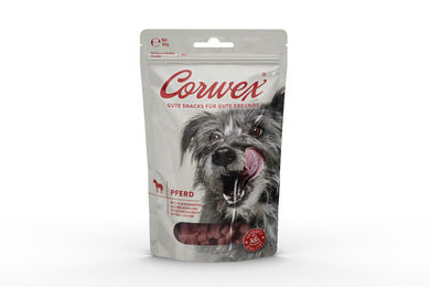 Produktbild von Corwex Dog Soft Treats Belohnungssnack Pferd Hypoallergen Sensitive 165 g