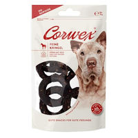 Produktbild von Corwex Feine Kringel Hundesnack Pferd mit hohem Fleischanteil und Monoprotein 70g