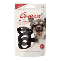 Produktbild von Corwex Feine Kringel Hundesnack Strauß mit hohem Fleischanteil getreidefrei 70g