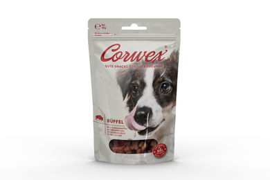 Produktbild von Corwex Hund Belohnungssnacks Soft Treats mit Büffel hypoallergen 165g