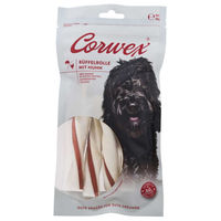 Produktbild von Corwex Hundekausnack Büffelrolle mit Huhn getreidefrei und monoprotein 100g - 12 x 100 g