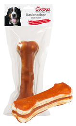 Corwex Kauknochen mit Huhn für große Hunde, getreidefrei und mit hohem Fleischanteil, 15 cm - 15 cm – Bild 1 von 2