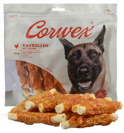 Corwex Kaurolle Hundesnack mit Huhn getreidefrei und monoprotein 500g - 500 g – Bild 1 von 3