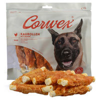 Produktbild von Corwex Kaurolle Hundesnack mit Huhn getreidefrei und monoprotein 500g - 500 g