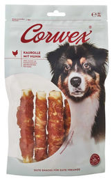 Corwex Kaurolle mit Huhn Hundekausnack getreidefrei mit hohem Fleischanteil 220g - 220 g – Bild 1 von 4