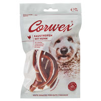 Produktbild von Corwex Kausnack für Hunde mit Huhn, getreidefrei und mit hohem Fleischanteil, 70g - 9 x 70 g