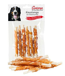 Corwex Kausnack Kaustange im Filetmantel Huhn und Büffel Getreidefrei 70g - 12 x 70 g – Bild 1 von 4