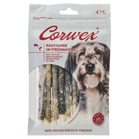 Produktbild von Corwex Kausnack Kaustange im Fischmantel mit Büffel 70g getreidefrei für Hunde - 70 g