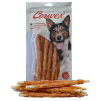 Produktbild von Corwex Kaustange Maxi mit Filetmantel Huhn oder Rind Getreidefreier Kausnack für Hunde 300g - 4 x 300 g
