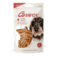 Produktbild von Corwex Puffed Sticks Ente Hundesnack mit hohem Fleischanteil Monoprotein Sensitive 50g