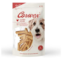 Produktbild von Corwex Puffed Sticks Huhn Hundesnack mit hohem Fleischanteil Monoprotein Sensitive 50g