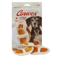 Produktbild von Corwex Zahntaler Maxi Zahnpflege-Snack für Hunde mit Huhn Getreidefrei und Monoprotein 70g - 6 x 70 g