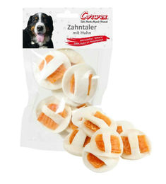 Corwex Zahntaler mit Huhn Hundesnacks getreidefrei und monoprotein 70g - 70 g – Bild 1 von 5