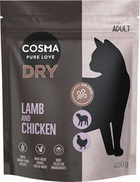 Produktbild von Cosma Air-Dried Katzenfutter Adult Lamm und Huhn getreidefrei 400 g