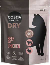 Cosma Air-Dried Katzenfutter Adult Rind und Huhn getreidefrei 400 g – Bild 1 von 1