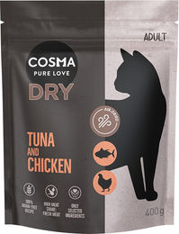 Produktbild von Cosma Air-Dried Katzenfutter Adult Thunfisch und Huhn getreidefrei 400 g