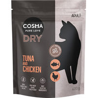 Produktbild von Cosma Air-Dried Katzenfutter Adult Thunfisch und Huhn getreidefrei 400 g