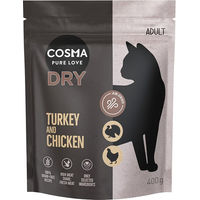 Produktbild von Cosma Air-Dried Katzenfutter Pute und Huhn getreidefrei Adult 400 g