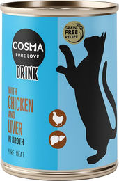 Cosma Drink Katzen Nassfutter Adult Huhn Thunfisch Garnele 6 x 100 g - 6 x 100 g – Bild 1 von 1