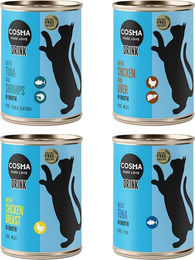 Cosma Drink Snack Mixpaket für erwachsene Katzen mit Huhn, Thunfisch und Garnele 6 x 100 g - 6 x 100 g – Bild 1 von 1