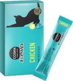 Produktbild von Cosma Jelly Snack Katzen Leckerli Hühnchenbrust 24 x 14 g - 24 x 14 g