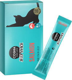 Produktbild von Cosma Jelly Snack Lachs Katzenleckerli Sparpaket 24 x 14 g - 24 x 14 g