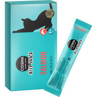 Produktbild von Cosma Jelly Snack Lachs Katzenleckerli Sparpaket 24 x 14 g - 24 x 14 g