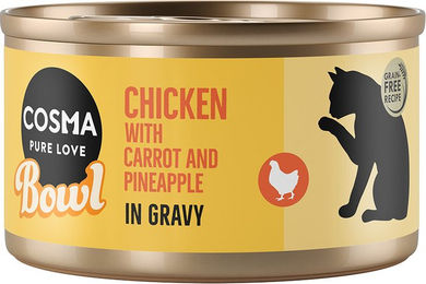 Produktbild von Cosma Katzen Nassfutter Adult Hühnchenbrust Stückchen in Sauce 6 x 80 g