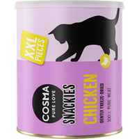 Produktbild von Cosma Snackies XXL Maxi Tube Gefriergetrocknete Katzen-Leckerlies Huhn 600 g Sparpaket - 3 x 200 g