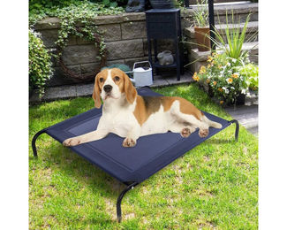 COSTWAY Hundematte aus Stoff für große Hunde und erwachsene Tiere bis 45kg – Bild 1 von 3