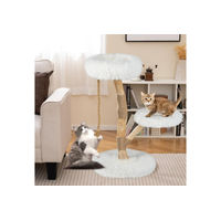 Produktbild von COSTWAY Kratzbaum aus Massivholz für Katzen 90cm hoch