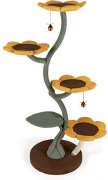 COSTWAY Kratzbaum für Katzen 6-stöckiger Kletterbaum aus Stoff 175cm hoch – Bild 1 von 5